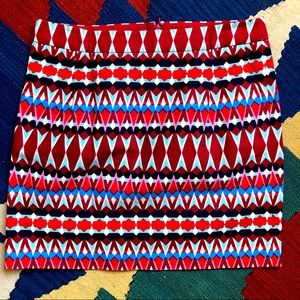 J Crew Gemstone Print Mini Sz. 4